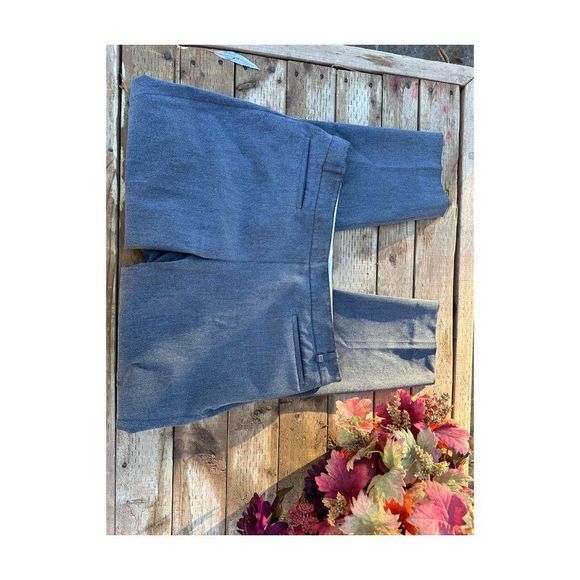 Esprit Brushed Grey High Waist Ankle Pants Trousers 4 Pocket Sz 10 - Picture 16 of 16